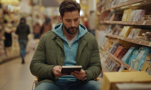 SO vertreiben sich Männder die Zeit wenn die Frau shoppen ist
